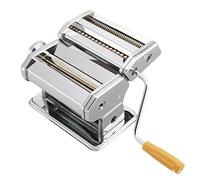 Manual Pasta Roller Household Steel Manual Ravioli Maker Kitchen Dumpling Noodle Press Machine(Silver-Noodle Maker)