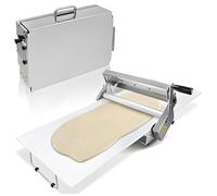 Manual Pasta Sheeter, Folding Pasta Sheet Machine for Thicknesses from 0 to 25 mm, for Croissants, Pizza and Pasta, Pastry and Fondant, for Commercial and Domestic Use 300