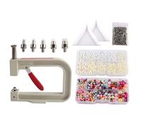 Manual Pearl Hand Press Beading Machine Set for Craft Hats and Embroidery