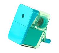 Manual Pencil Sharpener Adjustable Thickness, Auto Feeding in Single Hole for Children Artists Student Classroom