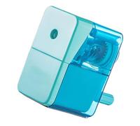 Manual Pencil Sharpener Adjustable Thickness, Auto Feeding in Single Hole for Children Artists Student Classroom