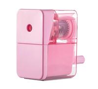 Manual Pencil Sharpener Adjustable Thickness, Auto Feeding in Single Hole for Children Artists Student Classroom