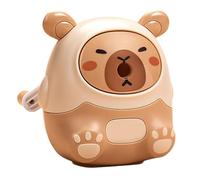 Manual Pencil Sharpener, Capybara Shaped Pencil Sharpener, Desktop Pencil Cutter for School Office, Ergonomic Handheld Sharpener with Easy Feeding, Stationery Supplies (Khaki_B)