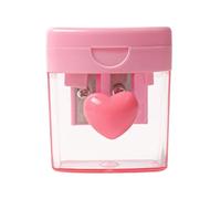 Manual Pencil Sharpener | Portable Coloured Double Hole Accessories | Colouring Pencil Sharpener - For School Children Classroom Art Offices Home Drawing Nursery Makeup Travel