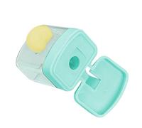 Manual Pencil Sharpener with Lid Double Hole Portable Accessories, Portable Pencil Sharpener for School Children Classroom Art Offices Home Drawing Nursery Makeup Travel