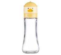 Manual Pepper and Salt Mill - Jar Yellow Duck, Sea Salt Grinder 180ml/200ml | Dressing Container with Adjustable Thickness Grinder Jar for Home and Kitchen