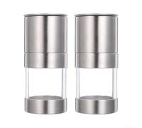 Manual Pepper Grinder Stainless Steel Glass Adjustable
