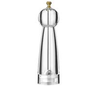 Manual Pepper Mill, Manual Pepper Mill, Transparent Pepper Breaker, Professional Acrylic Pepper Mill with Adjustable Coarseness, Refillable Pepper Mill for Kitchen