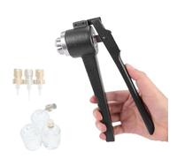 Manual Perfume Bottle Capping Pliers, Stainless Steel Manual Vial Crimping Tool for 13 mm/15 mm Caps, Handheld for Aluminum Seal Sealers, Handle Anti-Skid for Laboratory and Home Use,13mm