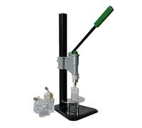 Manual Perfume Capper, 13-20mm Hand Crimper Bottle Capper Tool, Height Adjustable Stainless Steel Table Press Capping Machine for Plastic Spray Caps, 46cm Height 13MM