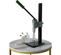 Manual Perfume Capper Bottle Crimper, 2ml, 3ml, 5ml, 10ml, 13ml, 15ml, 20ml, Spray Bottle Capping Machine with Height Adjustable, Stainless Press Capping Machine, Bottle Crimping Machine(5ml)