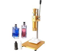 Manual Perfume Capping Machine, Adjustable Bottle Capper for Essential Oils and Chemicals, Reliable Crimping Tool for Seamless Sealing