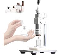 Manual Perfume Capping Machine, Hand Held Crimper Vial Sealer, Adjustable Body Height, 13/15/18/20mm Optional Sealing Size, for Perfume Bottles, Essential Oil Bottles, Spray Bottles