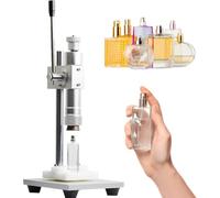Manual Perfume Capping Machine, Handheld Crimper for Sealing Perfume Bottles with Plastic Caps, 13-20MM Stainless Steel Press Tool