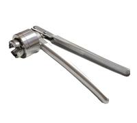 Manual Perfume Crimper, 4 Sizes Vial Crimper Perfume Spray Bottle Sealing Machine, Stainless Steel Cap Capper Bottle Cap Crimping Capping Tools, Silver,Silver,15mm