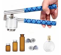 Manual Perfume Crimper, Handheld Vial Crimper Tool, Bottle Crimping Capping Tools, with Anti-Skid Handle, Firm Seal, 20-30 Bottles/min, for Perfume/Spray Bottles 20mm