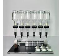 Manual Perfume Dispenser, perfume display rack, Liquid Filling Machine Transfer Tools, for Shops & Lab & Bars(6)