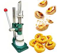 Manual Pie Press Machine, Hand Tart Shell Maker with Cast Iron Base for Baking Custard Tarts, Home & Restaurant Use