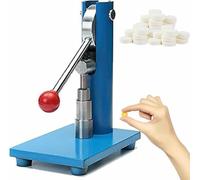 Manual Pill Tablet Press Machine, Hand Operated with Stainless Steel Mold for DIY Medicine Making