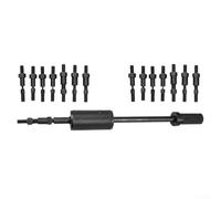 Manual Pin Puller Set, Internal and External Thread Extractor Tool for M3-M12 Taper Pins, Mechanical Hammer Removal Kit with 7pcs Bits for Metalworking and Machinery Repair, Black(B)