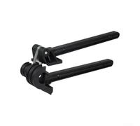 Manual Pipe Bender 4-in-1 Tube Bender Tool for Copper Brake Lines HVAC - 6mm to 10mm Soft Metal Bending Kit with 180 Degree Scale Black Red(Black)
