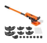 Manual Pipe Bender 7 Bending Dies Multifunction Steel Copper Tube Bending Machine Lever Type Multifunctional