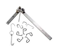 Manual Pipe Bender - Alloy Foldable Adjustable Metal Rod Bending Tool | High Strength Steel Tubing Bender for DIY Repair Work Garage Crafts, Portable Multipurpose Pipe Shaping Tool for Home Use