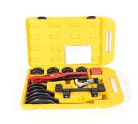 Manual Pipe Bender, Hand Pipe Bending Machine Tube Bender One-Hand Pipe Bender 6-22mm for HVAC Water Gas Pipe Automotive Plumbing Bathroom Heating Air Conditioning Hydraulic Field