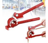 Manual Pipe Tube Bender 6mm 8mm 10mm 3 in 180 Degree Elbow Tool with Clear Graduations for Bending Fuel Lines and Brake Pipes