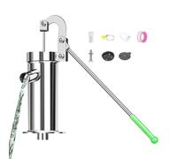 Manual Pitcher Suction Well Pump, Garden Hand Water Pumps for Outdoor Irrigation, Lawn Farm Backyard Pond Supply, Hand Operated Cabin Water Pump, Vintage Style Well Gear