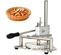 Manual Pizza Dough Press Machine, Stainless Steel Pizza Pastry Press Plate, Bread Dough Pastry Presser, Adjustable Thickness, For Making Hand Pies, Meatloaf, Soft Rolls(Small)