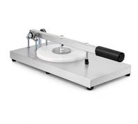 Manual Pizza Dough Press, Stainless Steel Flattening Tool with Adjustable Arm for Home and Commercial Kitchens