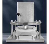 Manual Pizza Dough Roller Sheeter - 25cm Stainless Steel Adjustable Thickness Pizza Press Machine for Perfect Hand-Held Cakes, Pies & Pastries - Effortless Dough Preparation