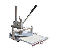 Manual Pizza Former Dough Press Machine Stainless Steel Flattening Commercial Food Processor Easy to Use and Clean