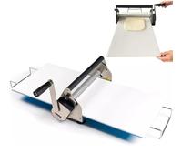Manual Pizza Maker, Stainless Steel Dough Press, Adjustable Thickness 0.5-27mm, Compact Design for Commercial and Home Use