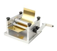 Manual Plate Rolling Machine, Adjustable Slip Roll for Bending Soft Metal Sheets, Ideal for Model Boats and Rail Model Fabrication (Metalworking Tool)