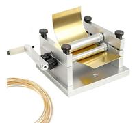 Manual Plate Rolling Machine, DIY Metal Bending Slip Roll Machine with 60mm Width, Adjustable Rollers, Precision Sheet Rolling Tool, Soft Metal Sheet Bender,for Model Boats Rail Models