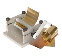 Manual Plate Rolling Machine - Hand-Operated Sheet Metal Bender for DIY Projects and Jewelry Making