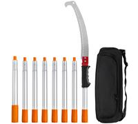 VEVOR Manual Pole Saw Extendable Tree Pruner 4.6-9.8 ft Aluminum Alloy Pole