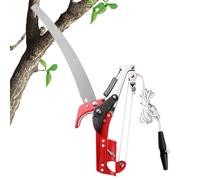 Manual Pole Saw - Heavy Duty Adjustable Pruner - Telescopic Pruning Saw for Branch Member Yard Garden Terrace Lawn Palm Tree Gardening Outdoor Hedge