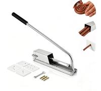 Manual Polymer Roller Extruder, Stainless Steel Wall Mount Shaping and Molding Tool Kit for Crafting Ribbons and Creative Tubes, Ideal for Ceramic and Sculpting Projects
