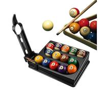 Manual Pool Ball Rack - 13.4 Inches Training Ball Machine | Precision Game Alignment - Heavy Duty ABS 980g - Non-slip Base Ensures Stability During Professional Practice Club Bar