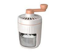 Manual Portable Ice Crusher Machine with Ice Cube Trays, Hand-Cranked Ice Shaver, Drink Mixer, Kitchen Gadget