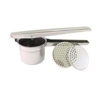 Manual Potato Masher 2 Discs Stainless Steel 8.5 cm Calder - Holes 3 and 5 mm