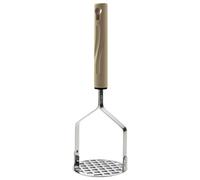 Manual Potato Masher - Fresh Produce Mashing Implement, Metal Grid Smashing Base Grip, Chef Grade Blending Aid, Consistency Refinement Appliance | Preparation Assistance for Household Dining Areas