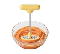 Manual Potato Masher, Fruit and Vegetable Masher 304 Stainless Steel, Food Crusher Tool, Ergonomic Handle, Ideal for Potatoes, Pumpkins, Avocados and More