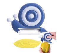 Manual Potato Peeler | Manual Vegetable Cutter With Snail Shape,Ceramic Fruit Grater With Non-Slip Handle For Outdoor Use Home Kitchen Kids Salads Picnics