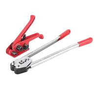 Manual PP/PET Plastic Strap Tensioner Sealer, Hand Strapping Sealing Packing Tool Set, Manual Strapping Tools Packing Machine, for Plastic Strap