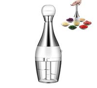 Manual Pressed Garlic Chopper,Food Chopper with Manual Press - Vegetable Chopper with Manual Press | Compact Food Chopper, Manual Vegetable Chopper, Mul Kitchen Accessories