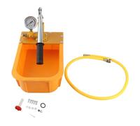 Manual Pressure Test Pump, Energy Saving Aluminum Alloy Water Pressure Pump Tester, Thickened with Pressure Gauge for Underfloor Heating System